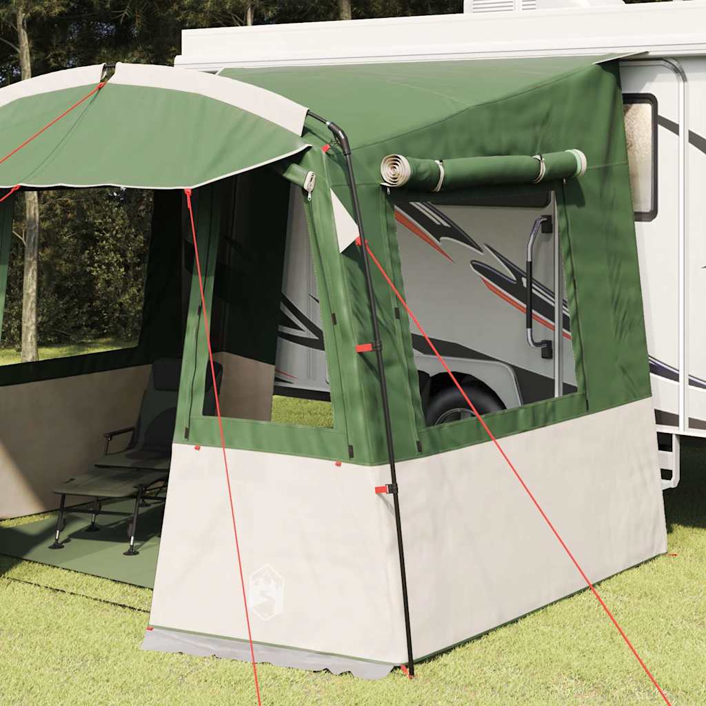 Σκηνή Tailgate για Καραβάνι με στέγη Πράσινο 352 x 250 x 240 εκ - Pakobazaar