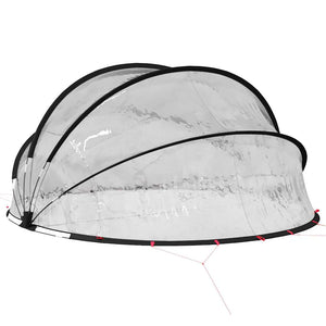 Θόλος πισίνας Διαφανές 405 x 405 x 192 εκ. PVC - Pakobazaar