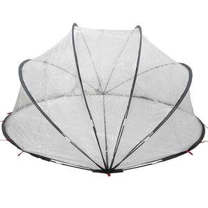 Θόλος πισίνας Διαφανές 405 x 405 x 192 εκ. PVC - Pakobazaar
