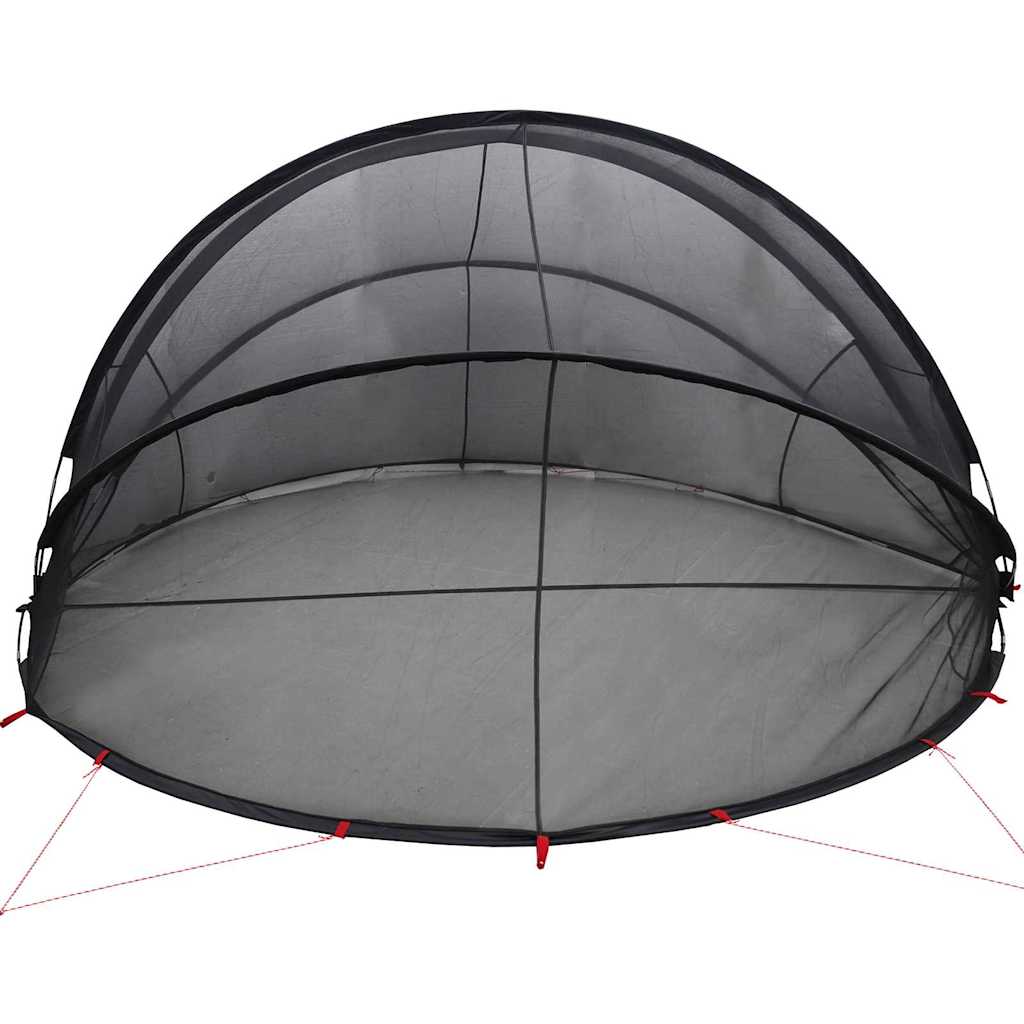 Θόλος πισίνας 405 x 405 x 192 εκ. Μαύρο