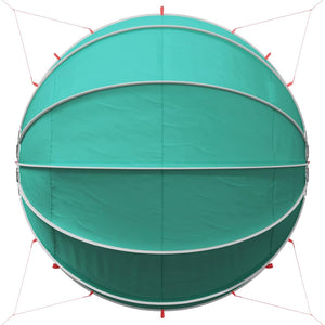 Θόλος πισίνας Πράσινο 430 x 430 x 210 εκ. - Pakobazaar