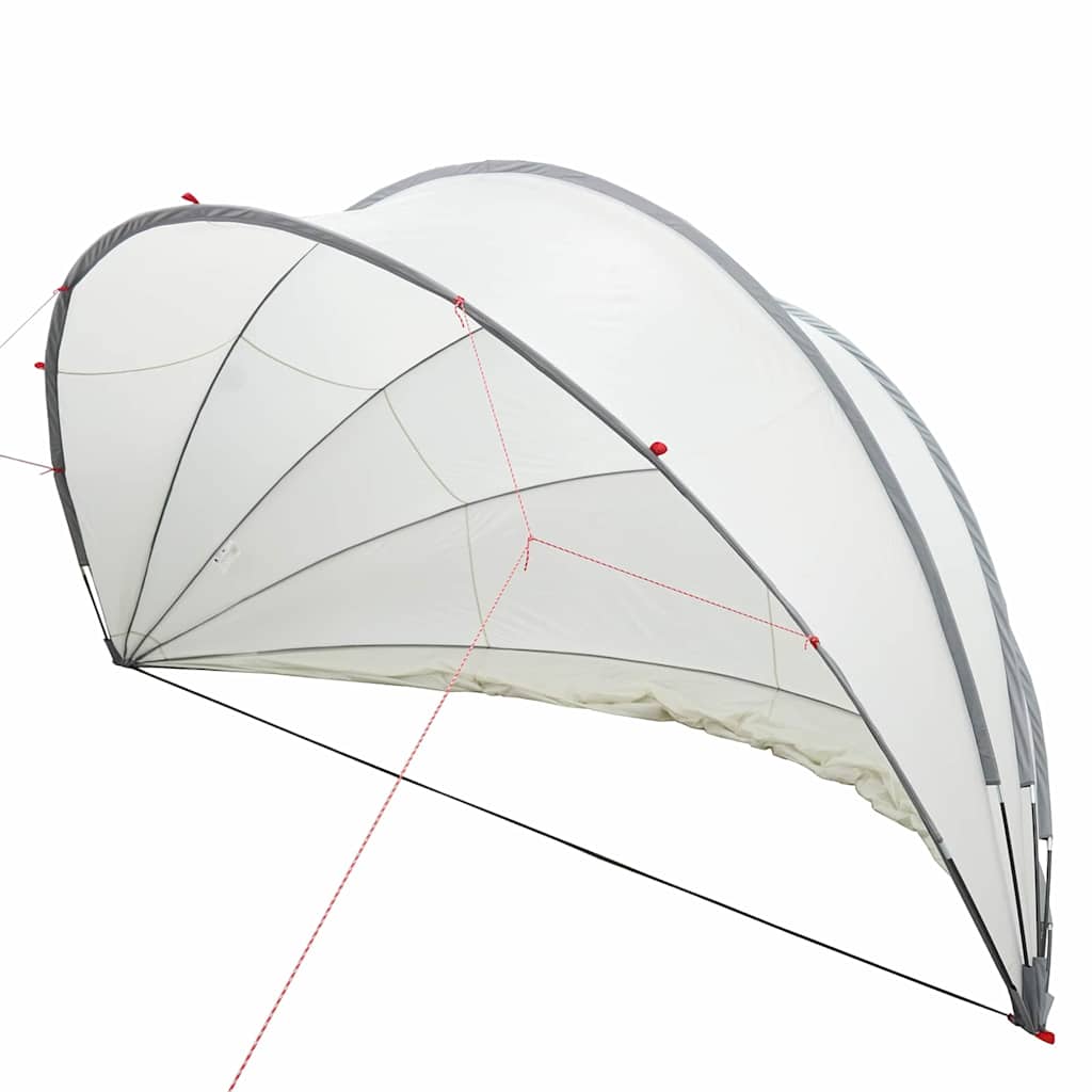 Θόλος πισίνας Γκρι και Πορτοκαλί 472 x 460 x 229 εκ. - Pakobazaar