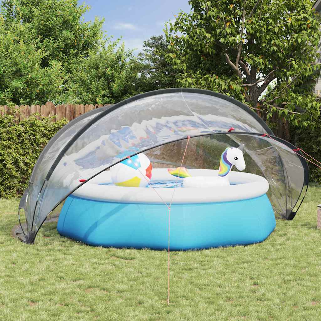 Θόλος πισίνας Διαφανές 472 x 460 x 229 εκ. PVC - Pakobazaar