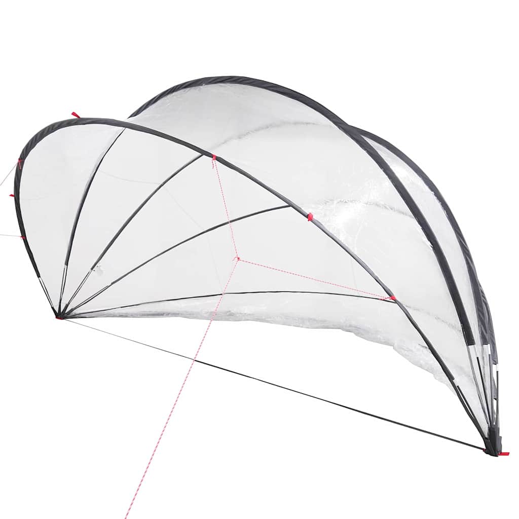 Θόλος πισίνας Διαφανές 472 x 460 x 229 εκ. PVC - Pakobazaar