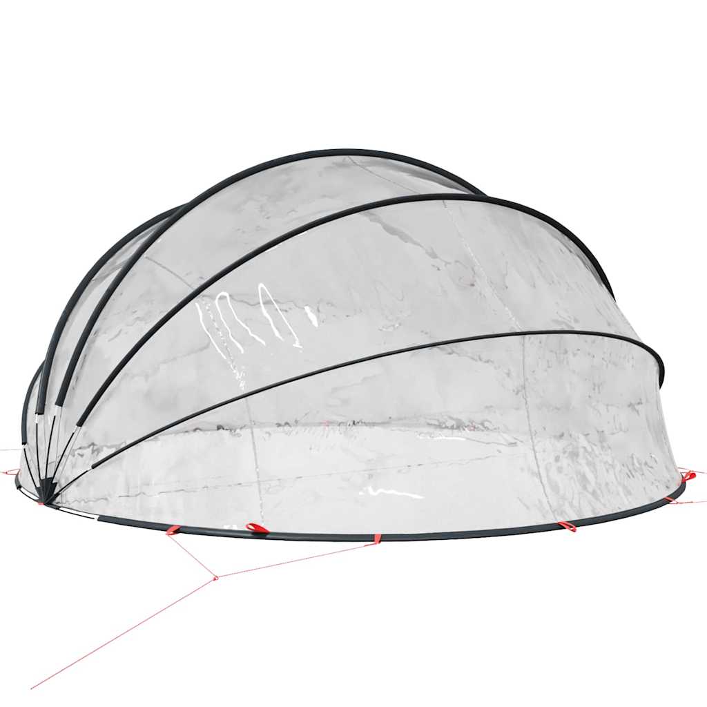 Θόλος πισίνας Διαφανές 472 x 460 x 229 εκ. PVC - Pakobazaar