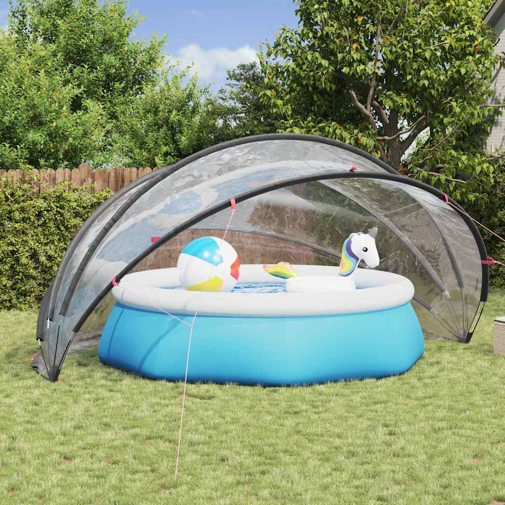 Θόλος πισίνας Διαφανές 500 x 500 x 236 εκ. PVC - Pakobazaar