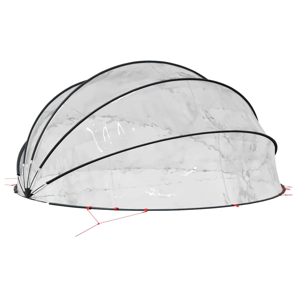 Θόλος πισίνας Διαφανές 500 x 500 x 236 εκ. PVC - Pakobazaar