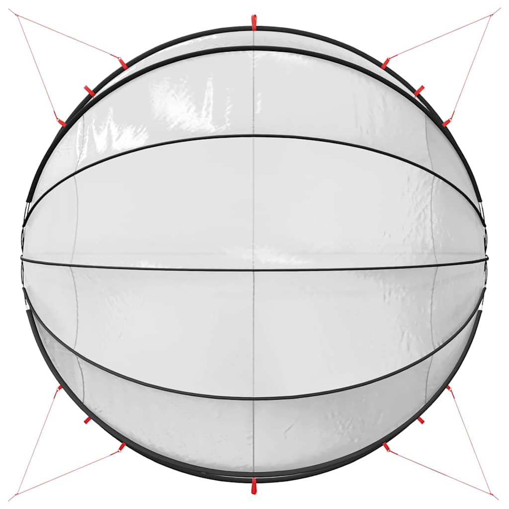 Θόλος πισίνας Διαφανές 500 x 500 x 236 εκ. PVC - Pakobazaar