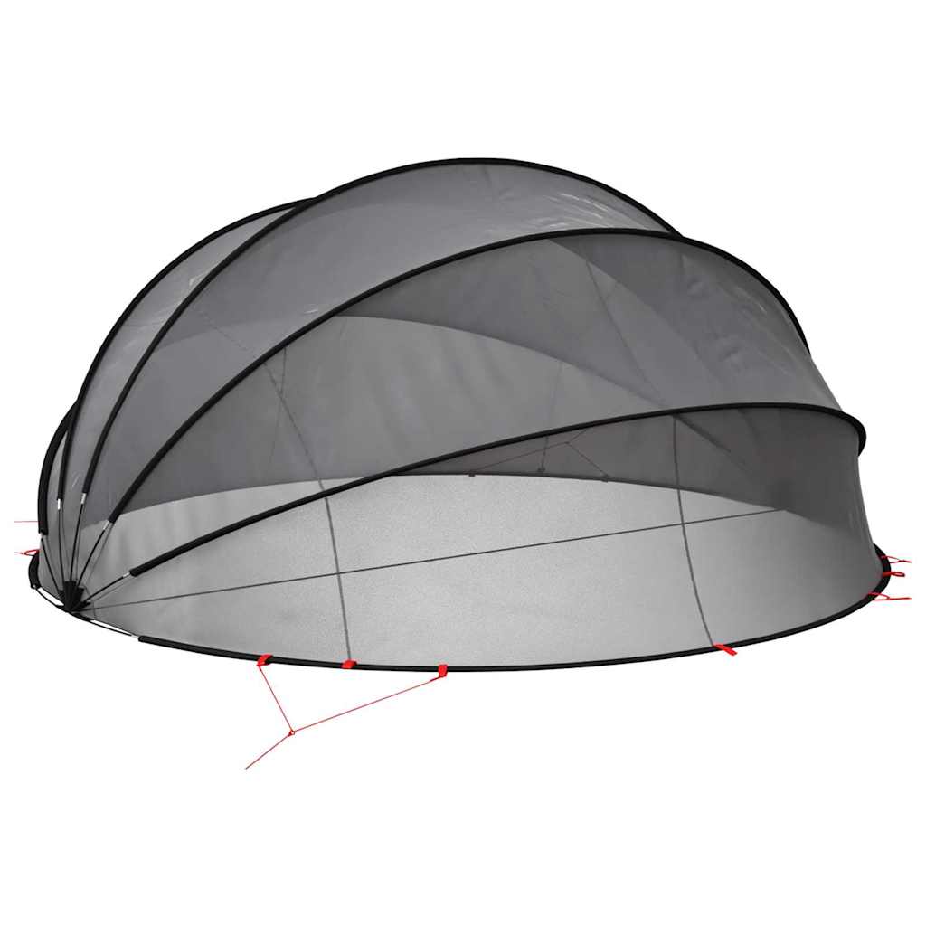 Θόλος πισίνας Μαύρο 500 x 500 x 236 εκ. - Pakobazaar