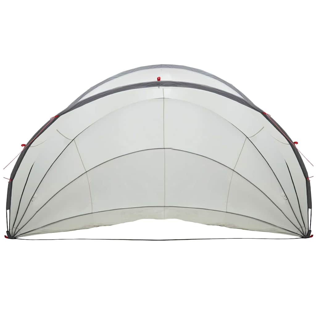 Θόλος πισίνας Γκρι και Πορτοκαλί 546 x 516 x 250 εκ. - Pakobazaar