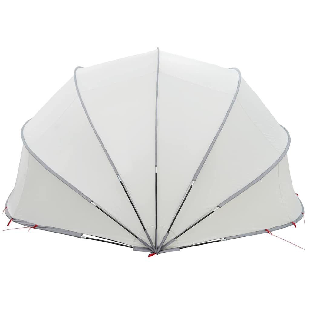 Θόλος πισίνας Γκρι και Πορτοκαλί 546 x 516 x 250 εκ. - Pakobazaar