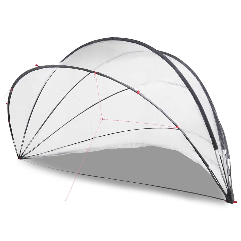 Θόλος πισίνας Διαφανές 546 x 516 x 250 εκ. PVC - Pakobazaar