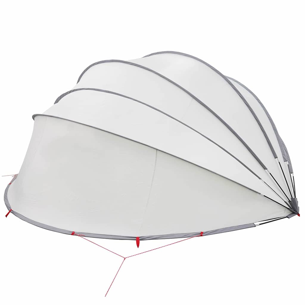 Θόλος πισίνας Γκρι και Πορτοκαλί 592 x 590 x 275 εκ.