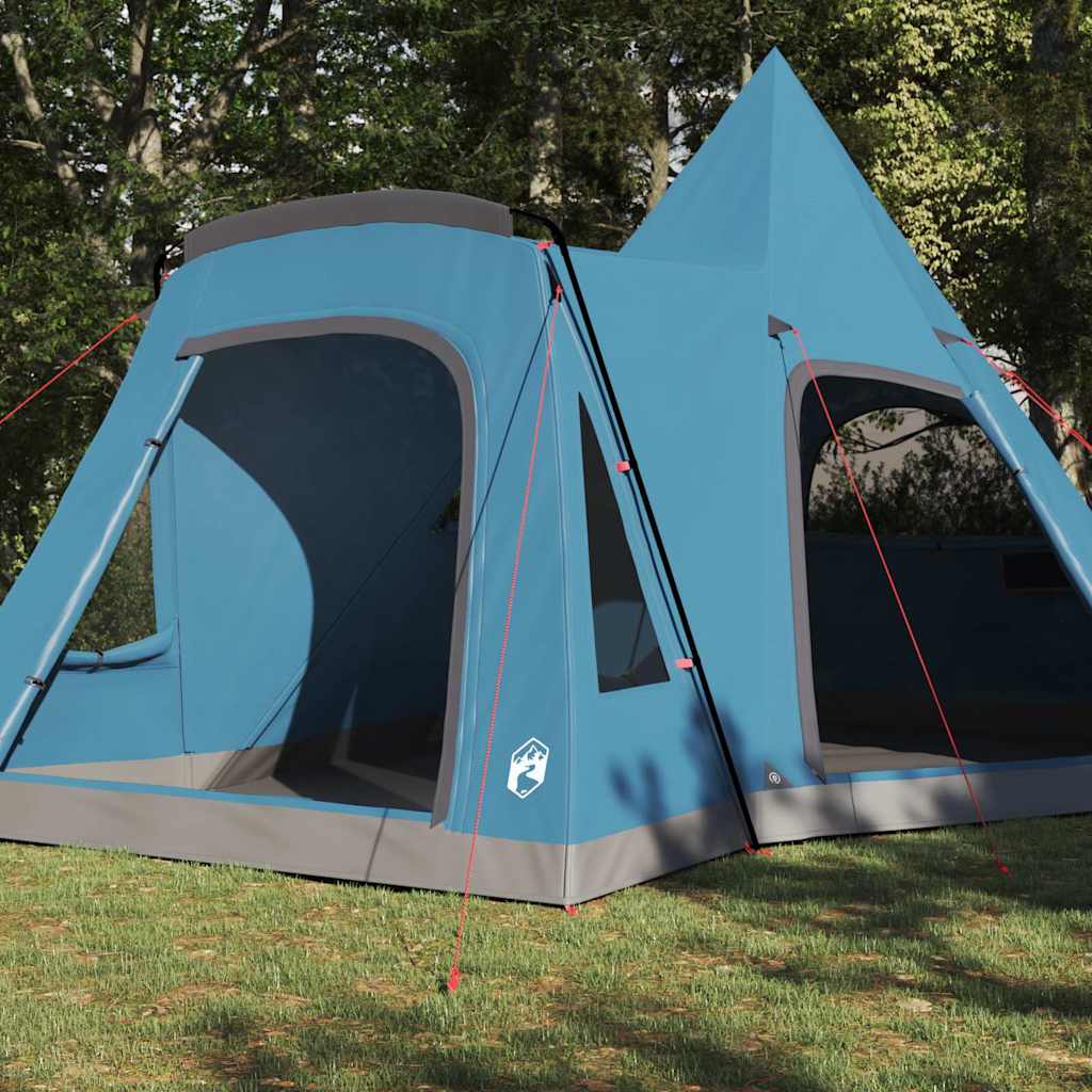 Τέντα Τιπί 5 Ατόμων με στέγη Μπλε 545 x 450 x 295 εκ - Pakobazaar