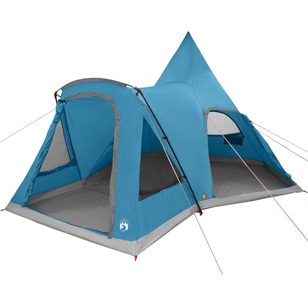 Τέντα Τιπί 5 Ατόμων με στέγη Μπλε 545 x 450 x 295 εκ - Pakobazaar