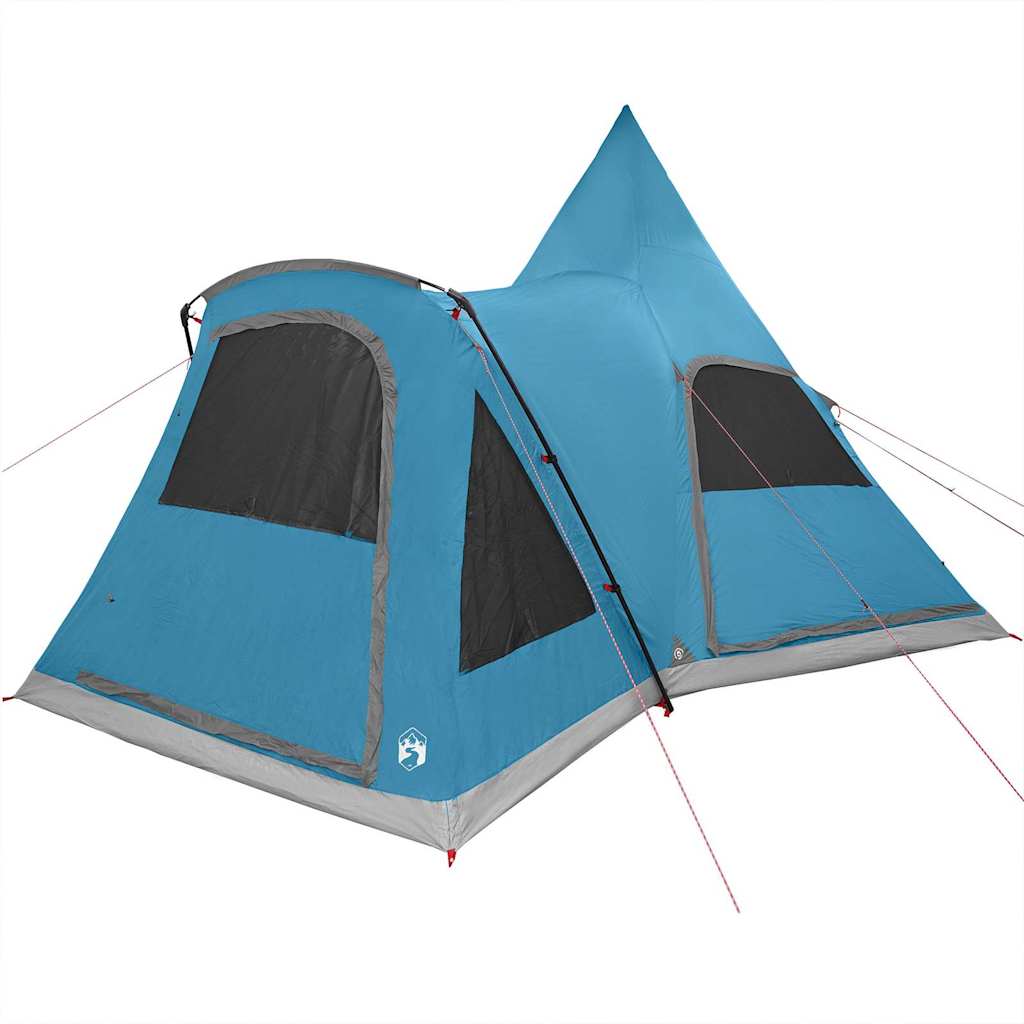 Τέντα Τιπί 5 Ατόμων με στέγη Μπλε 545 x 450 x 295 εκ - Pakobazaar