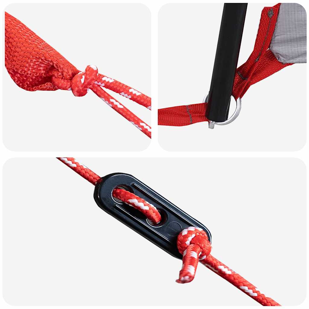 Τέντα Τιπί 5 Ατόμων Γκρι και Πορτοκαλί 545 x 450 x 295 εκ - Pakobazaar