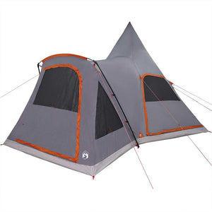 Τέντα Τιπί 5 Ατόμων Γκρι και Πορτοκαλί 545 x 450 x 295 εκ - Pakobazaar