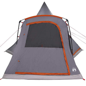 Τέντα Τιπί 5 Ατόμων Γκρι και Πορτοκαλί 545 x 450 x 295 εκ - Pakobazaar
