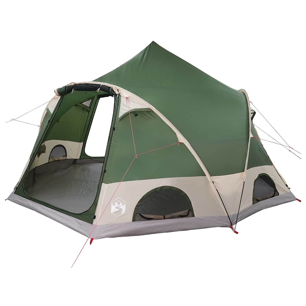 Σκηνή Dome 4 Ατόμων με στέγη Πράσινο 505 x 450 x 248 εκ. - Pakobazaar