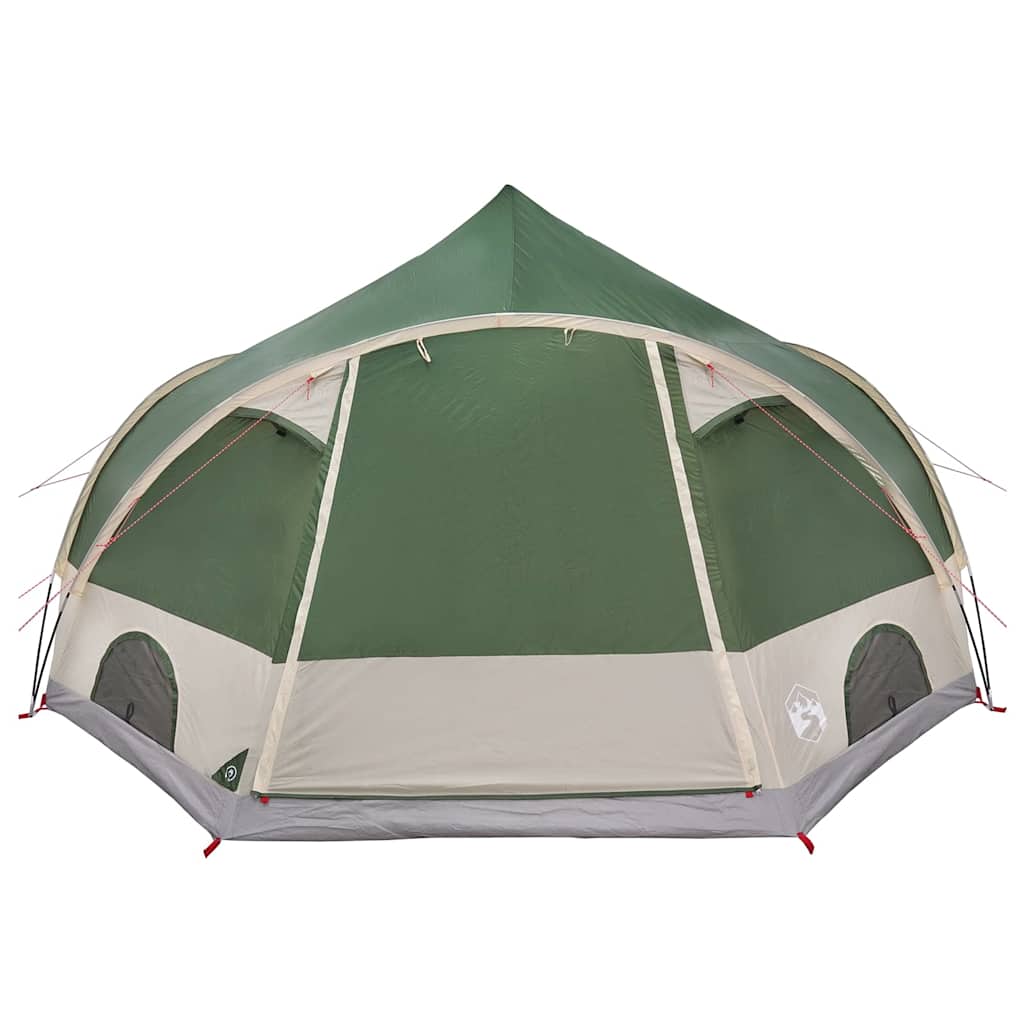 Σκηνή Dome 4 Ατόμων με στέγη Πράσινο 505 x 450 x 248 εκ. - Pakobazaar
