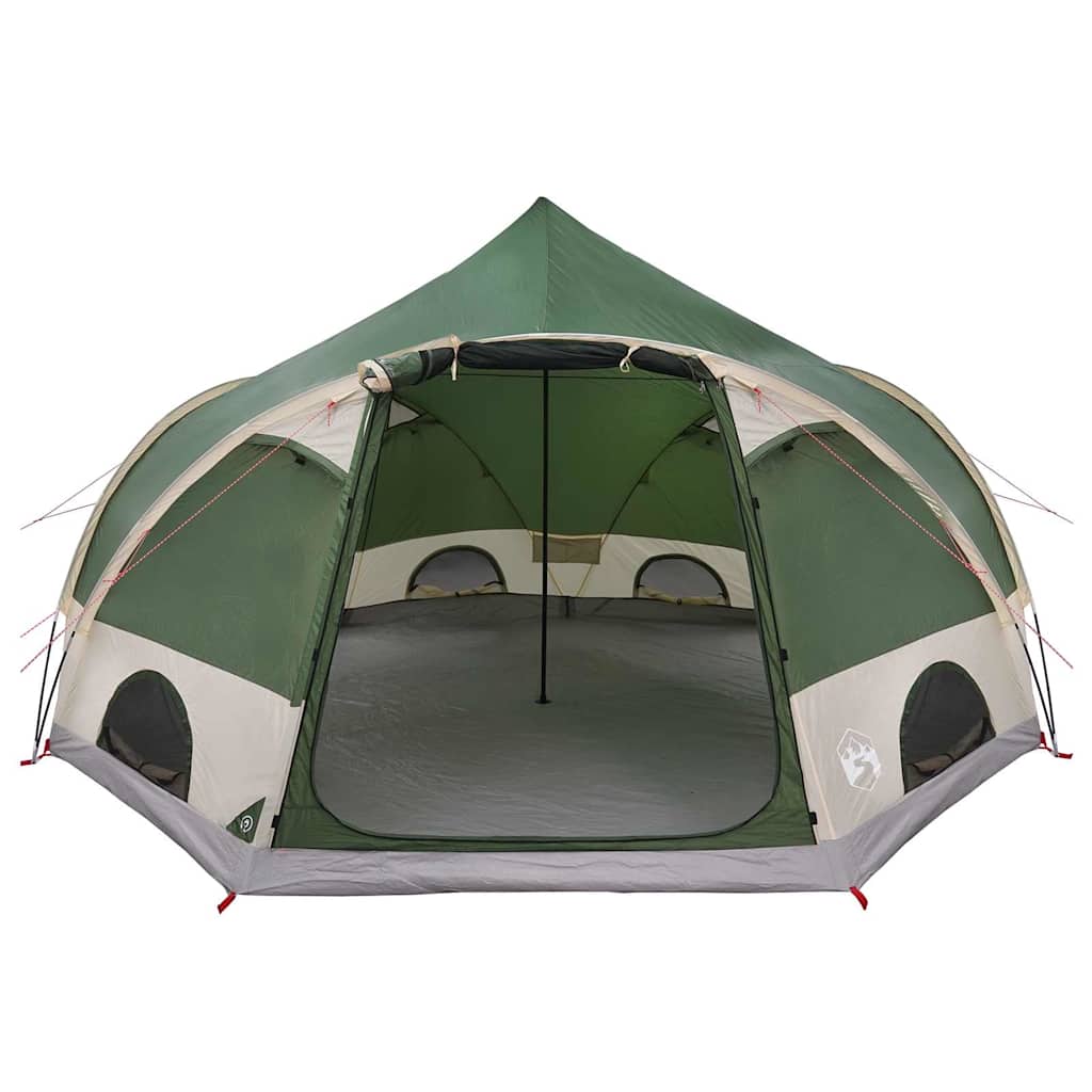 Σκηνή Dome 4 Ατόμων με στέγη Πράσινο 505 x 450 x 248 εκ. - Pakobazaar