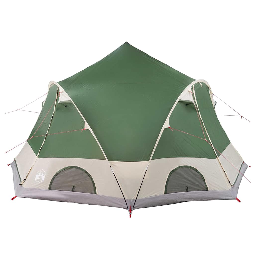 Σκηνή Dome 4 Ατόμων με στέγη Πράσινο 505 x 450 x 248 εκ. - Pakobazaar
