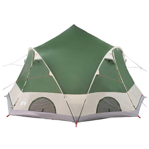 Σκηνή Dome 4 Ατόμων με στέγη Πράσινο 505 x 450 x 248 εκ. - Pakobazaar