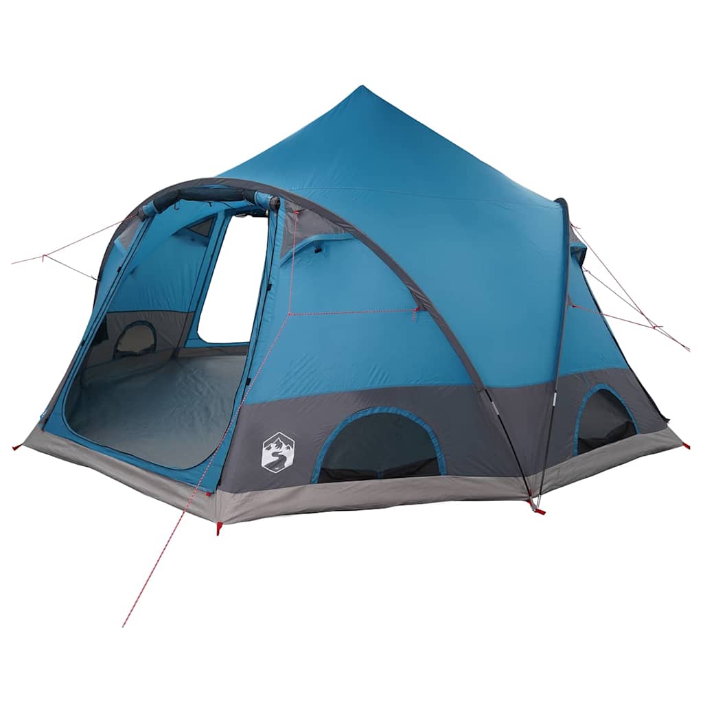 Σκηνή Dome 4 Ατόμων με στέγη Μπλε 505 x 450 x 248 εκ. - Pakobazaar