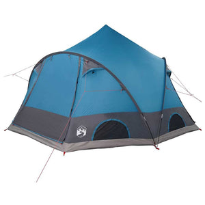 Σκηνή Dome 4 Ατόμων με στέγη Μπλε 505 x 450 x 248 εκ. - Pakobazaar
