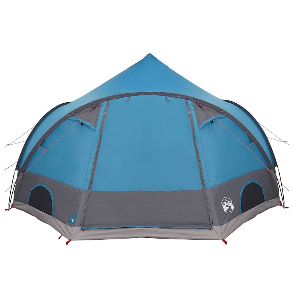 Σκηνή Dome 4 Ατόμων με στέγη Μπλε 505 x 450 x 248 εκ. - Pakobazaar