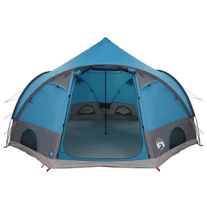 Σκηνή Dome 4 Ατόμων με στέγη Μπλε 505 x 450 x 248 εκ. - Pakobazaar