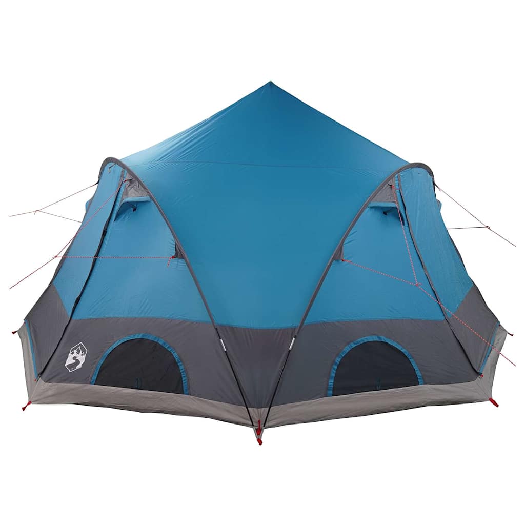 Σκηνή Dome 4 Ατόμων με στέγη Μπλε 505 x 450 x 248 εκ. - Pakobazaar
