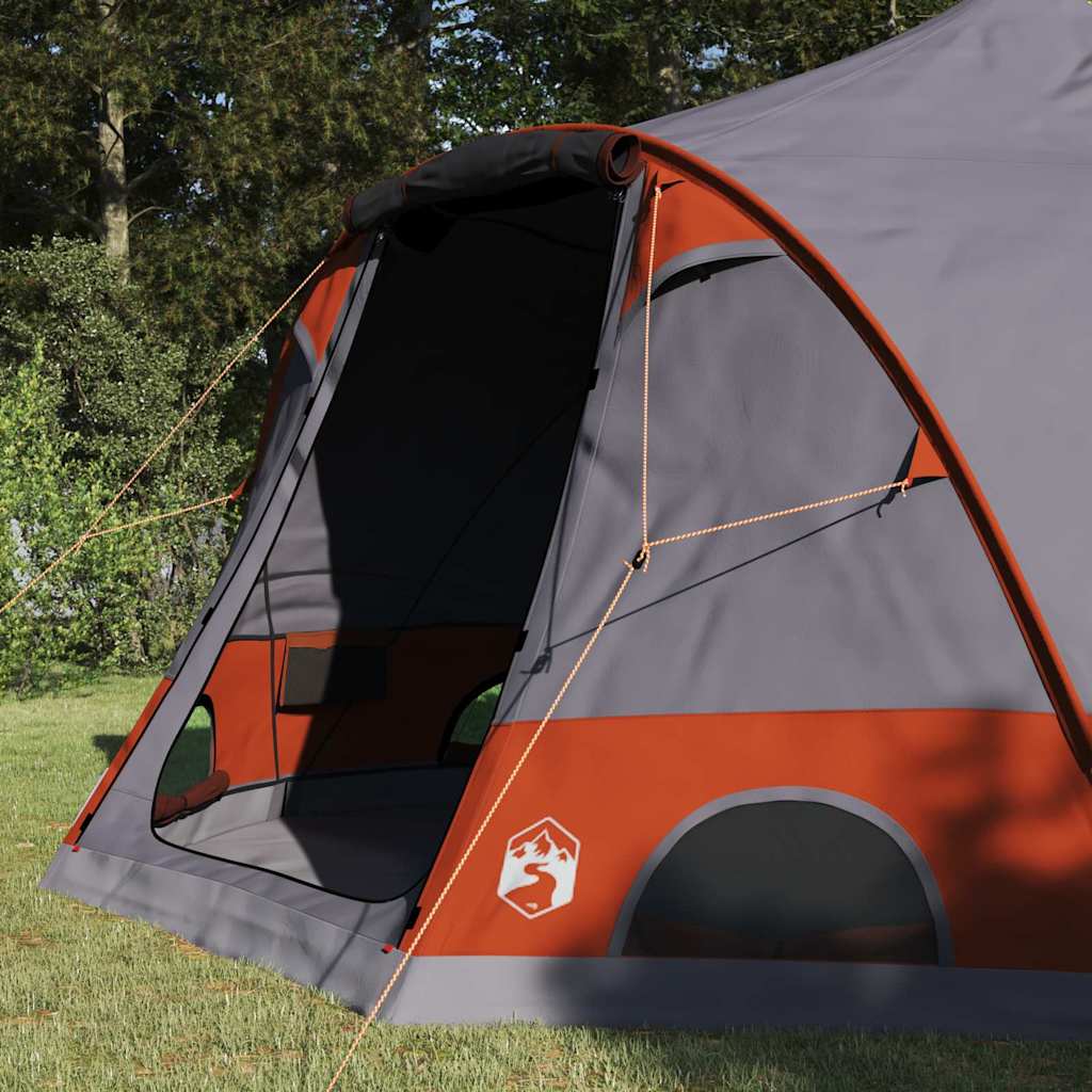 Σκηνή Dome 4 Ατόμων Γκρι και Πορτοκαλί 505 x 450 x 248 εκ. - Pakobazaar