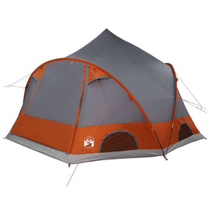 Σκηνή Dome 4 Ατόμων Γκρι και Πορτοκαλί 505 x 450 x 248 εκ. - Pakobazaar