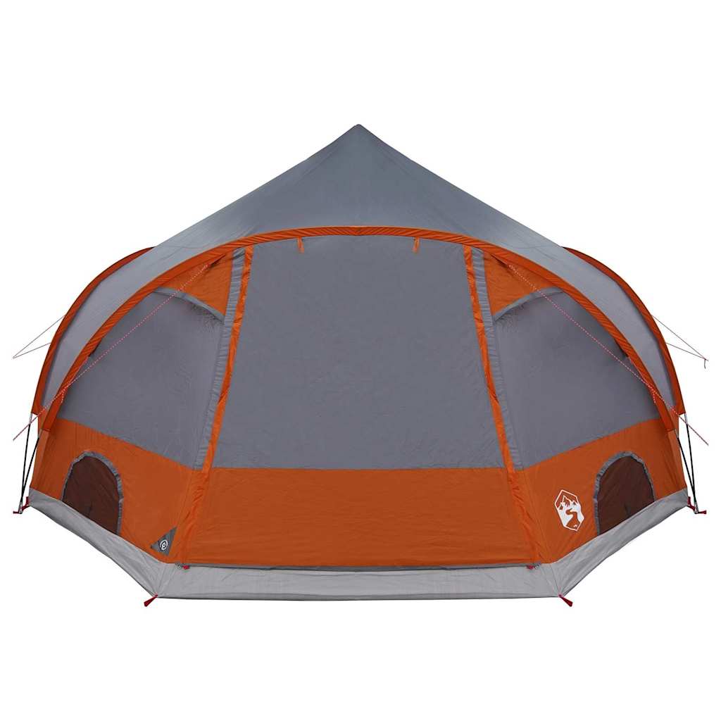 Σκηνή Dome 4 Ατόμων Γκρι και Πορτοκαλί 505 x 450 x 248 εκ. - Pakobazaar
