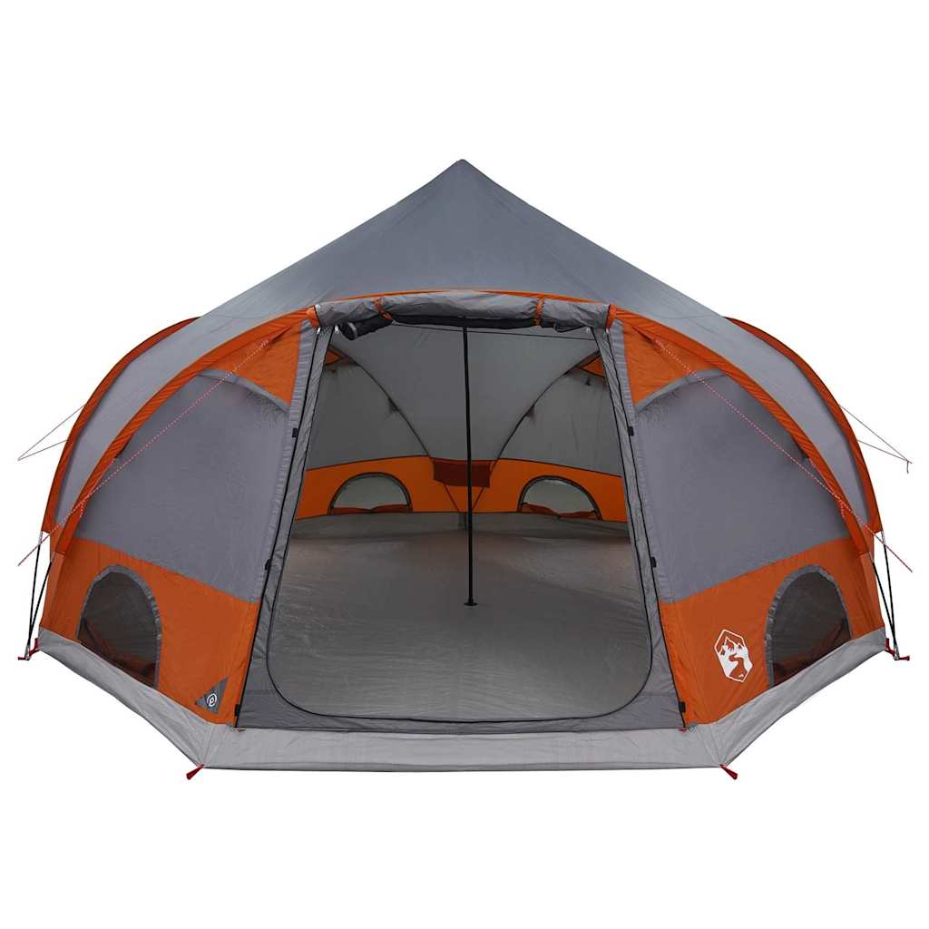 Σκηνή Dome 4 Ατόμων Γκρι και Πορτοκαλί 505 x 450 x 248 εκ. - Pakobazaar