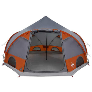 Σκηνή Dome 4 Ατόμων Γκρι και Πορτοκαλί 505 x 450 x 248 εκ. - Pakobazaar