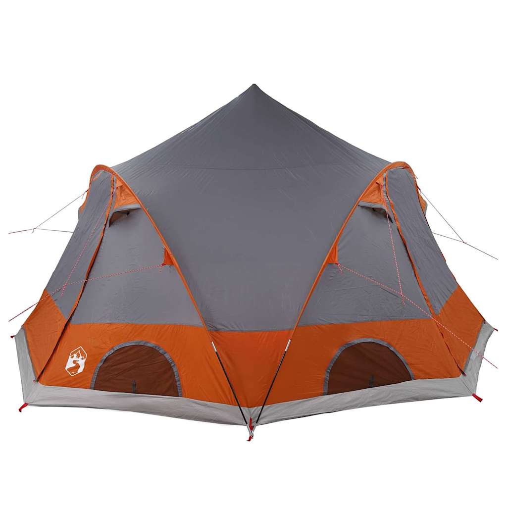 Σκηνή Dome 4 Ατόμων Γκρι και Πορτοκαλί 505 x 450 x 248 εκ. - Pakobazaar