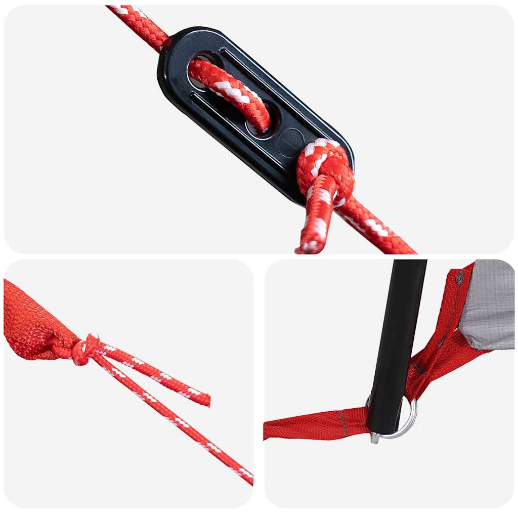 Καμπίνα Τέντα 6-Ατόμων Γκρι και Πορτοκαλί 425 x 396 x 222 εκ - Pakobazaar