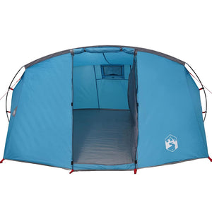 Σκηνή Σήματος 4 Ατόμων Μπλε και Γκρι 318 x 275 x 140 εκ. - Pakobazaar