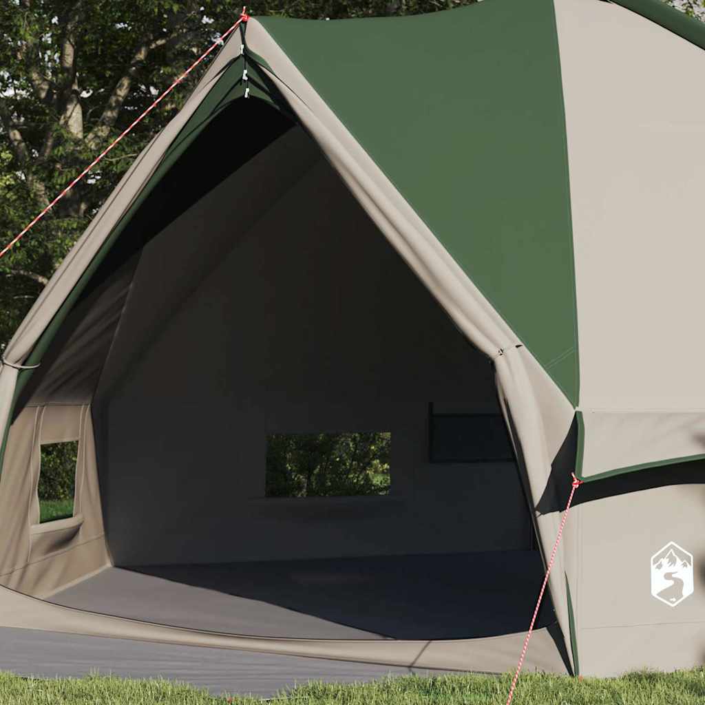 Τέντα Teepee 10 Ατόμων Πράσινο και Λευκό 490 x 410 x 210 εκ. - Pakobazaar