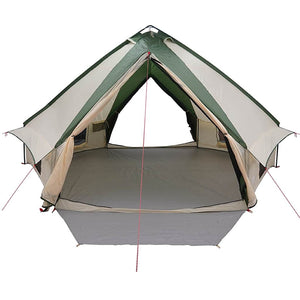 Τέντα Teepee 10 Ατόμων Πράσινο και Λευκό 490 x 410 x 210 εκ. - Pakobazaar