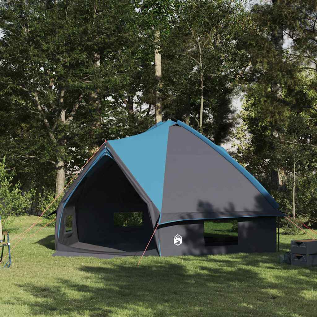 Τέντα Teepee 10 Ατόμων Μπλε και Γκρι 490 x 410 x 210 εκ. - Pakobazaar
