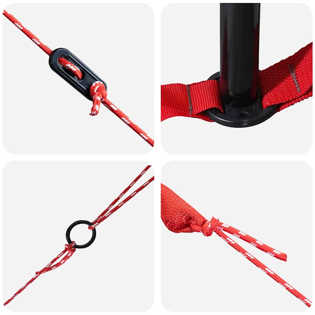 Τέντα Teepee 10 Ατόμων Γκρι και Πορτοκαλί 490 x 410 x 210 εκ. - Pakobazaar