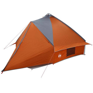 Τέντα Teepee 10 Ατόμων Γκρι και Πορτοκαλί 490 x 410 x 210 εκ. - Pakobazaar