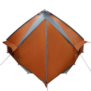 Τέντα Teepee 10 Ατόμων Γκρι και Πορτοκαλί 490 x 410 x 210 εκ. - Pakobazaar