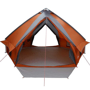 Τέντα Teepee 10 Ατόμων Γκρι και Πορτοκαλί 490 x 410 x 210 εκ. - Pakobazaar