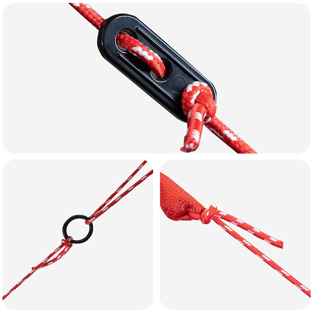 Τέντα Τιπίνι 4-Ατόμων Γκρι και Πορτοκαλί 388 x 320 x 169 εκ. - Pakobazaar