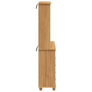 Κλουβί ASKIM Κερί Μέλι 91 x 40 x 200,5 εκ Στερεά ξυλεία πεύκου - Pakobazaar